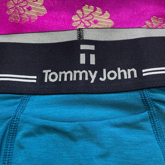 🏇Tommy John Second Skin Men's Blue Boxer Briefs - Picture 2 of 6